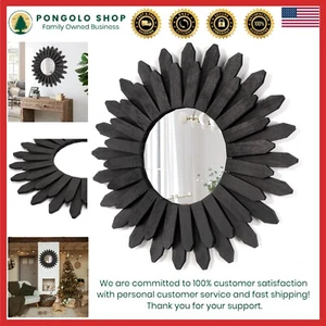 Versatile 21" Bohemian Style Wall Mirror - Perfect for Any Room Decoration - Picture 1 of 9