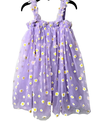 Lola and the Boys Tulle Dress 6 Purple Daisy Ruffle Flower Girl Party Birthday - Image 1 of 4