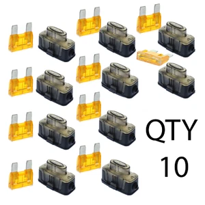 MAXI Inline Fuse Holder Fuseholder Voodoo 4 6 8 Gauge 40 Amp (10 PACK) - Picture 1 of 4