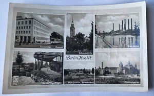 VTG 1955 MULTI-VIEW RPPC ÜBER STADT MOABIT GEBIET BERLIN GERMANY - Bild 1 von 2