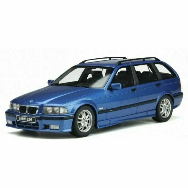 OttOmobile BMW E36 Touring 328i 1997 Echelle 1:18 Voiture Miniature - Estoril Blue (OT358)