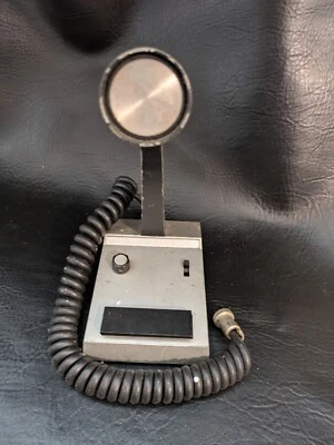 Vintage Turner Turner Plus 3 Amateurfunk silber schwarz Mikrofon 4 Pin Buchse - Bild 1 von 4