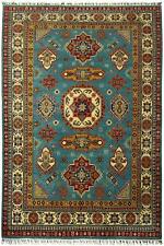 Teppich Orient Kazak 170x240 cm 100% Wolle Handgeknüpft Rug Carpet rot creme bla
