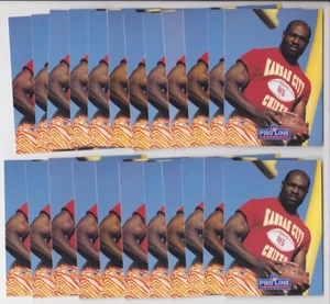 Lote de 23 Kansas City Chiefs 1991 Pro Line Portraits #127 Christian Okoye - Imagen 1 de 2