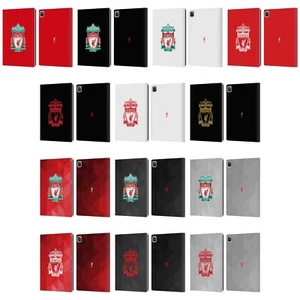 LIVERPOOL FC LFC CREST 1 PU LEATHER BOOK WALLET CASE COVER FOR APPLE iPAD - Picture 1 of 19