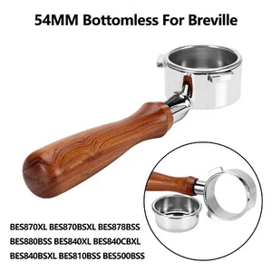 54mm Bottomless Portafilter For Breville BES870XL BES878BSS BES880BSS BES810BSS - Picture 1 of 21