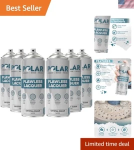 Polar Clear Satin Lacquer Spray - Non-Yellowing & Scratch Resistant - 13.5 Oz - Picture 1 of 8