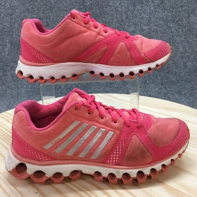 K-Swiss Zapatos Mujer 9.5 X-160 Brezo Cmf Entrenador Cruzado Tenis Rosa Con Cordones Foto 1 de 4