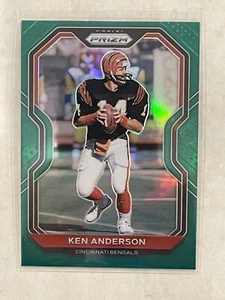 Ken Anderson 2020 Panini Prizm Green Parallel #55 Bengals - Foto 1 di 2