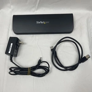 Estación de acoplamiento para computadora portátil StarTech USB3SDOCKHDV USB 3.0 HDMI/DVI/VGA sin adaptador de CA - Imagen 1 de 4
