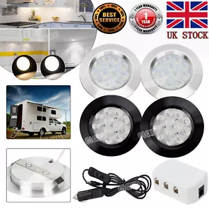 LED Ceiling Spot Lights 12V Interior Downlight Camper Van Caravan Motorhome Boat - Picture 1 of 12