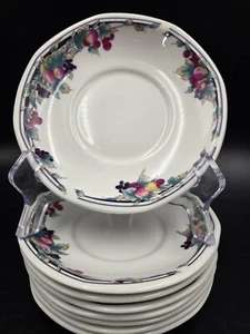 Royal Doulton "Autumn Glory" Tea Saucer Set Of 8 - Bild 1 von 6