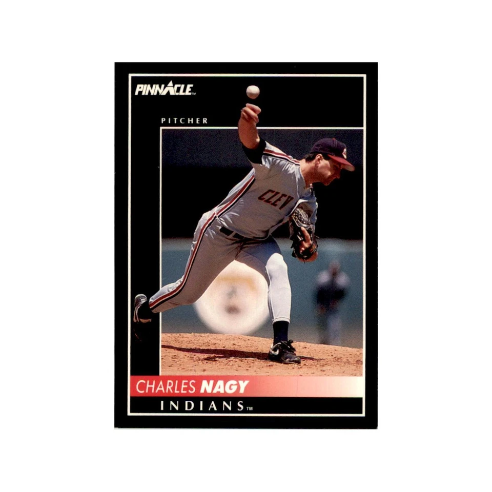 1992 Pinnacle Charles Nagy Baseball Cards #383 - Image 1 of 3