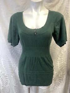 Maglione donna Hillard & Hanson taglia M manica corta girocollo misto cotone - Foto 1 di 6