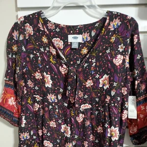 Girls Dress Floral Design Large 10 12 - Picture 1 of 5