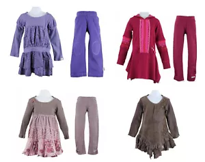 NWT Naartjie Winter Vintage Lace & Jasmine Jingle 2 Piece Outfit Sets Size 9 - Picture 1 of 5