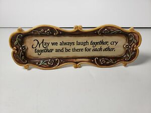 Blessed Traditions by Carson"May we always laugh together..."  Desk Sign Decor