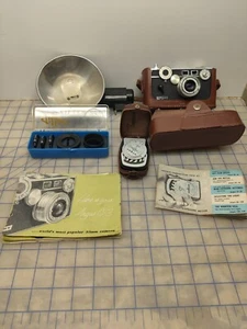 Vintage Argus c-3 camera w/L-3 lite meter ,Tiffen filters and books untested - Picture 1 of 9