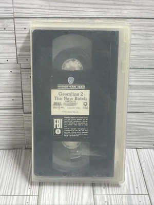 Gremlins 2 The New Batch VHS 1990 Former Rental Copy UNTESTED - Image 1 of 4