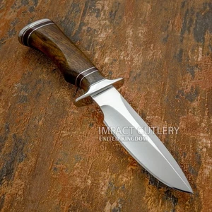 Model # 5834 1-Of-A-Kind Impact Cutlery Custom Bowie Knife | Rose Wood, D2 Blade - Picture 1 of 9