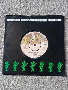 Genesis - The Carpet Crawlers  UK Charisma 7" Single Vinyl Record   - Picture 1 of 4