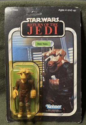 Ree-Yees - Star Wars - El Retorno del Jedi 1983 65B Atrás Sin usar, en caja Kenner Foto 1 de 4