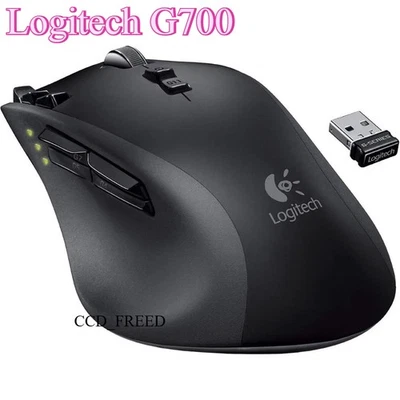 Logitech G700 Wireless Gaming Mouse, Rechargeable, 13 Programmable Buttons - Image 1 of 4