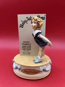 Vintage Shirley Temple "Baby, take a Bow" Spieluhr Figur Westland Geschenkartikel - Bild 1 von 6