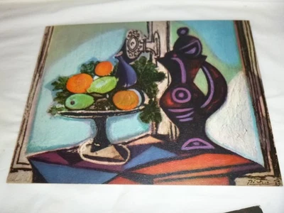 Impresión Litográfica Picasso Años 60 De Colección Sobre Cartón Nature Morte SM 28 14x11" Foto 1 de 4