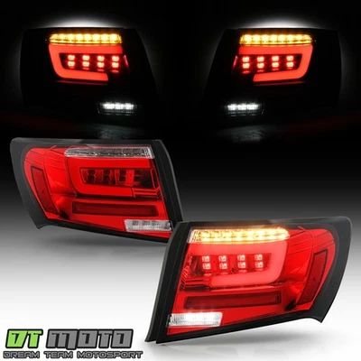Juego de luces traseras de tubo LED rojas para Subaru Impreza/WRX sedán 2008-2011 Foto 1 de 4