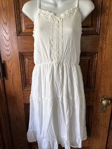 ART CLASS White Lace Bust, Tiered Peasant Sun DRESS, Girl's Size XXL (18-20) - Picture 1 of 5