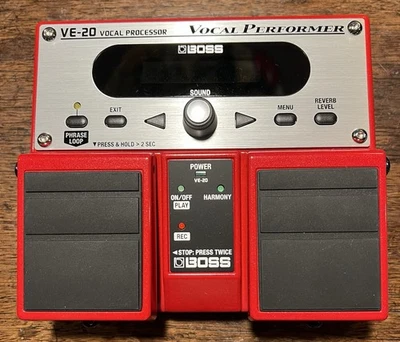 Boss VE-20 Vocal Performer Vocal Effects Pedal Pristine Condition - Image 1 of 4