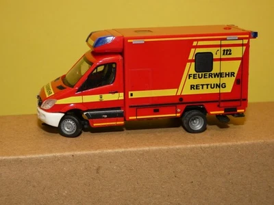 Faller Car System MB RTW Feuerwehr, mit Sound, guter Zustand -s. Text&Fotos! - Bild 1 von 4