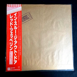 LED ZEPPELIN - IN THROUGH THE OUT DOOR "D" - JAPAN VINYL LP OBI P-10726N NM/M - Picture 1 of 10