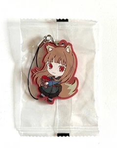 Holo Spice and Wolf Rubber Strap Keychain Charm Anime Authentic - Picture 1 of 3