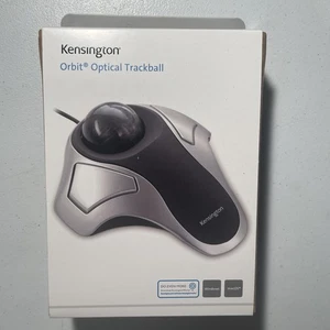 NEW Kensington 64327 Orbit Optical Trackball Mouse USB 2.0 - Black/Silver New - Picture 1 of 7