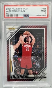 2021 Panini Instant Red Alperen Sengun Rookie RC #/99 PSA 9 Rockets - Picture 1 of 2
