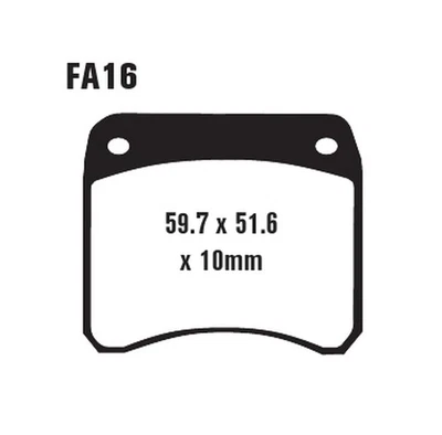 Standard Organic Brake Pads EBC FA16 - Image 1 of 2