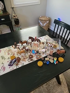 Schleich Large Horse Lot Plus Accessories - Picture 1 of 24