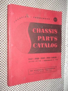 1947-1950 STUDEBAKER CHASSIS PARTS CATALOG PARTS NUMBERS BOOK LIST 47 48 49 50 - Picture 1 of 8