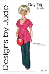 Day Trip, Jeans & Top Doll Clothes Sewing Pattern for Tyler Tonner - Picture 1 of 4