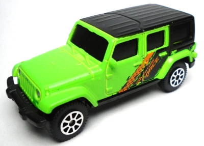 2019 MAISTO 2015 JEEP WRANGLER UNLIMITED ADVENTURE FORCE GREEN 3" DIECAST SUV - Image 1 of 4