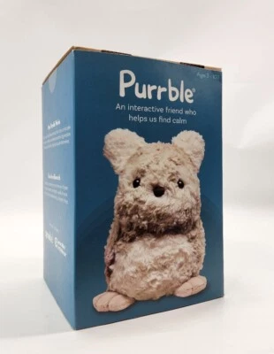 Purrble - Juguete calmante compañero con latidos cardíacos dinámicos y ronroneo calmante Foto 1 de 4