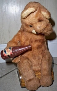 1940s ANTIQUE VINTAGE BEAR BATTERY OPERATED POURING FROM A BOTTLE - FOR PARTS! - Picture 1 of 5
