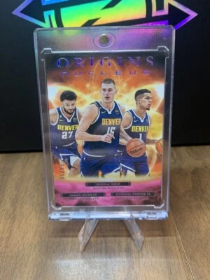 2022 Panini Origins #12 Jokic, Murray, MPJ Nucleus /99 SP Nuggets Championship - Image 1 of 2