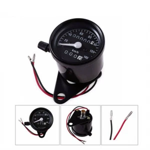 For Universal Motorcycle LED Dual Odometer Speedometer Gauge Signal Backlight AS - Picture 1 of 6