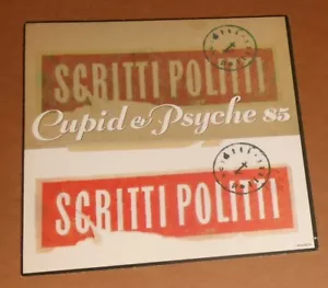 Poster promozionale Scritti Politti Cupido e Psiche 85 Flat Square 1995 12x12 RARO - Foto 1 di 2