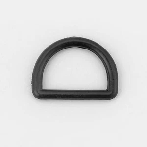 50 PIEZAS Anillos Dee de plástico negro de 1"" para correas de tela D 25 mm Joyería  - Imagen 1 de 4