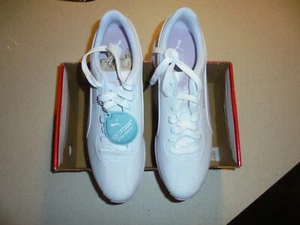 MENS SIZE 10 LIGHT PINK/WHITE RETRO STYLE PUMA ATHLETIC SHOES - NWOB - Picture 1 of 5