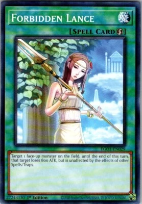 Forbidden Lance EGO1-EN029 Egyptian God Deck: Obelisk the Tormentor 1st Edition - Image 1 of 2